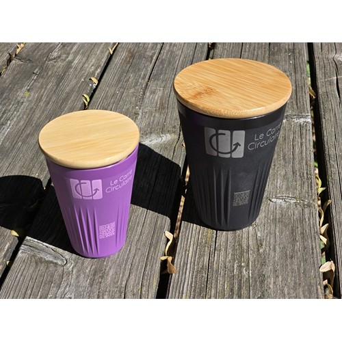 Couvercle bois pour verres de 15Cl