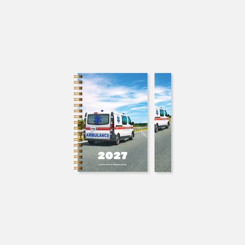 Agenda A15 rigide spirale ambulance N°249