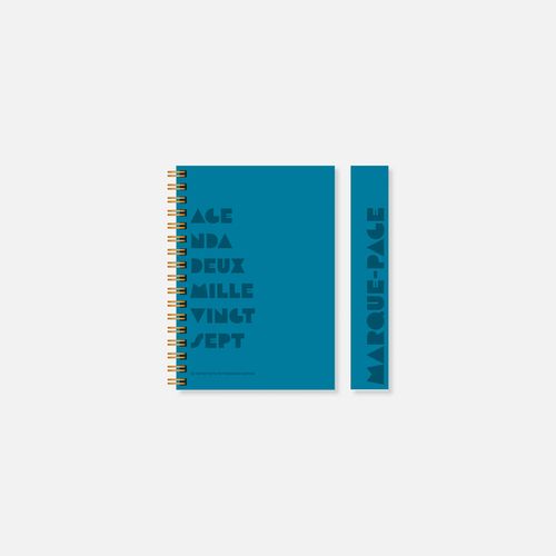 Agenda A15 rigide spirale colors N°2