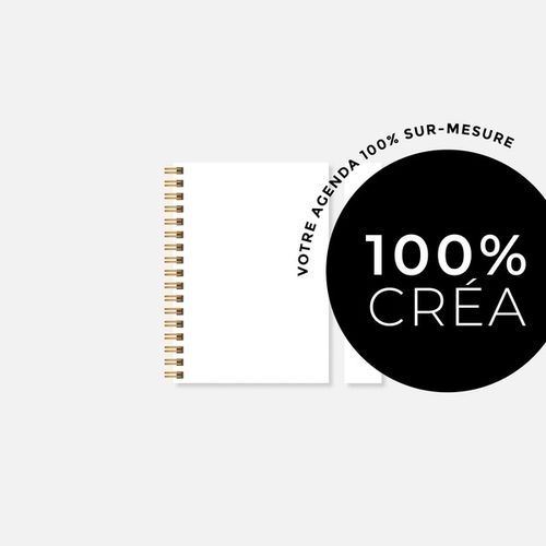 Agenda A15 rigide spirale création N°999
