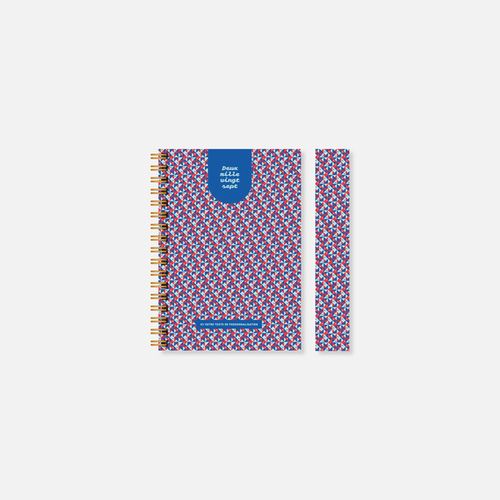 Agenda A15 rigide spirale motifs N°64