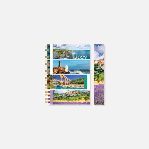 Agenda A15 rigide spirale paysages N°230