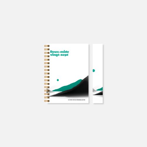Agenda A15 rigide spirale pointillisme N°88