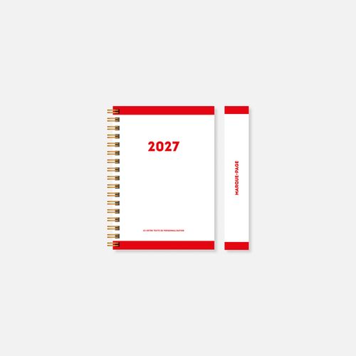Agenda A15 rigide spirale pure N°72