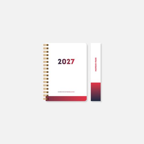 Agenda A15 souple spirale pure N°74