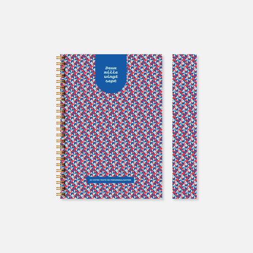 Agenda A21 rigide spirale motifs N°64