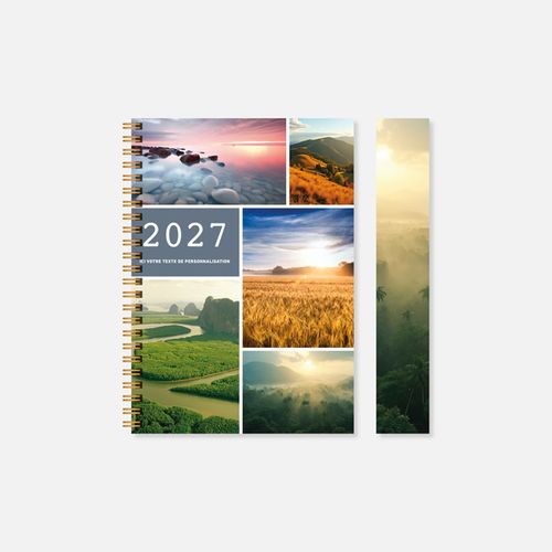 Agenda A21 rigide spirale paysages N°232