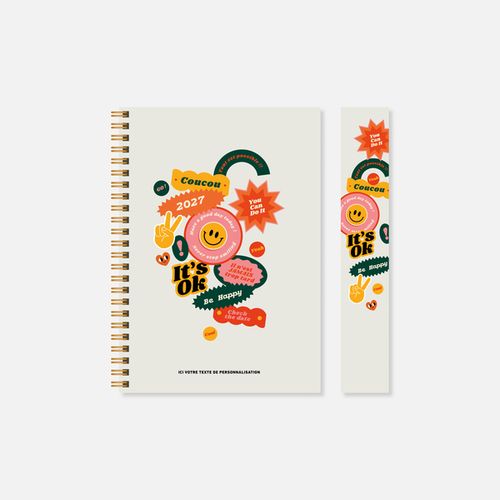 Agenda A21 rigide spirale POP N°68