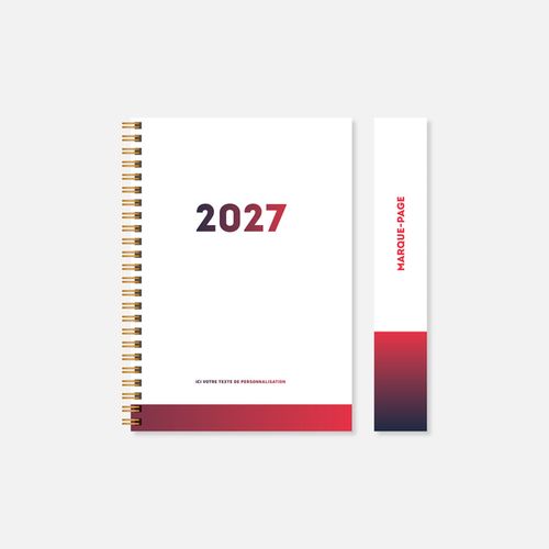 Agenda A21 rigide spirale pure N°74
