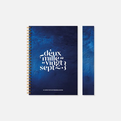 Agenda A21 rigide spirale texture N°87