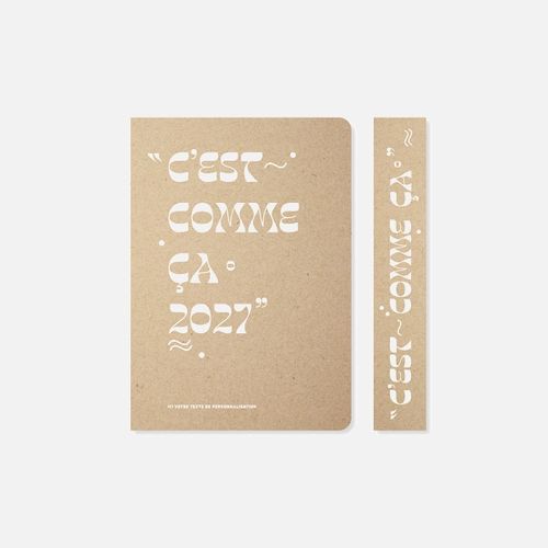 Agenda A21 souple broché kraft N°44
