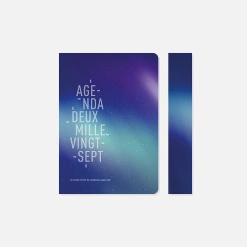 Agenda A21 souple broché texture N°86