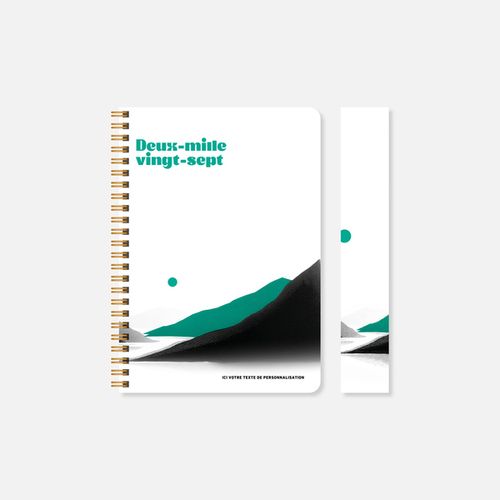 Agenda A21 souple spirale pointillisme N°88