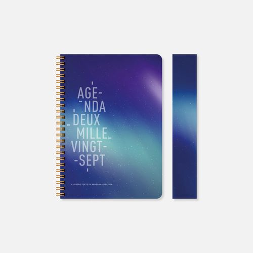 Agenda A21 souple spirale texture N°86