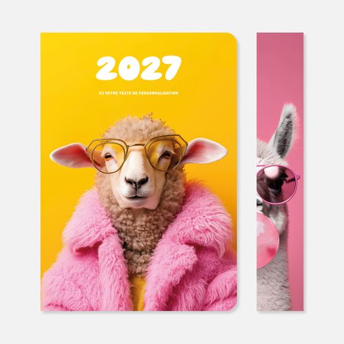 Agenda A30 souple broché animaux N°260