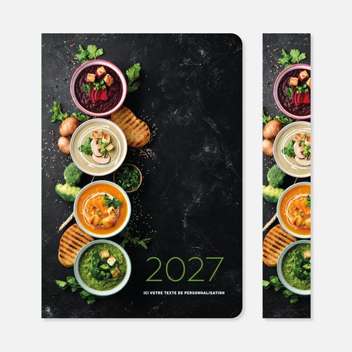 Agenda A30 souple broché gastronomie N°253