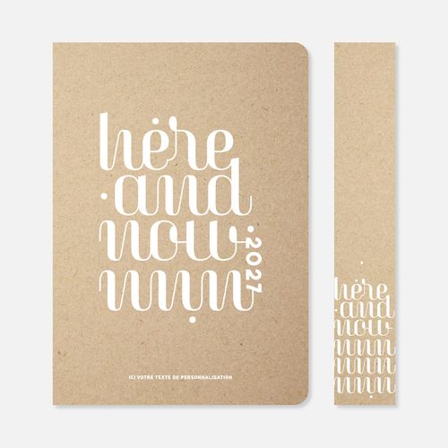 Agenda A30 souple broché kraft N°45