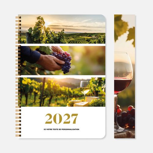 Agenda A30 souple spirale gastronomie N°256
