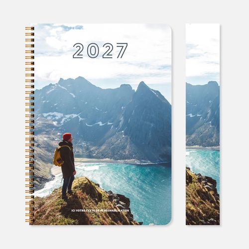 Agenda A30 souple spirale humain N°234