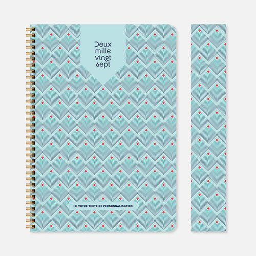 Agenda A30 souple spirale motifs N°65