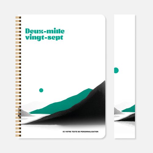 Agenda A30 souple spirale pointillisme N°88
