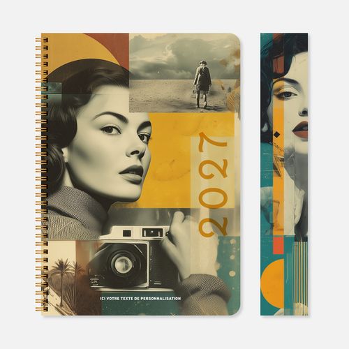 Agenda A30 souple spirale vintage N°251