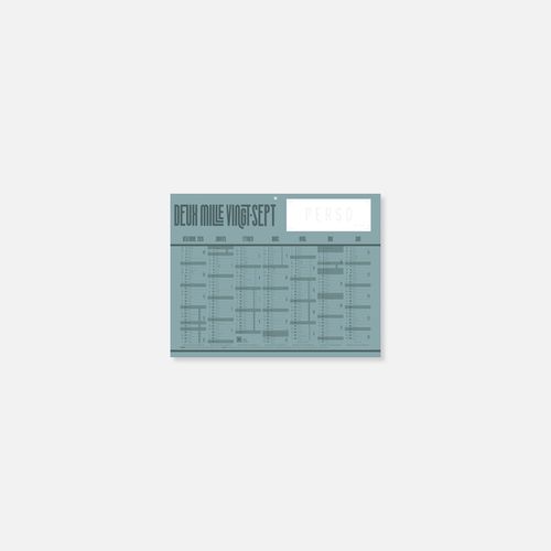 Calendrier C27 rigide rembordé colors N°1