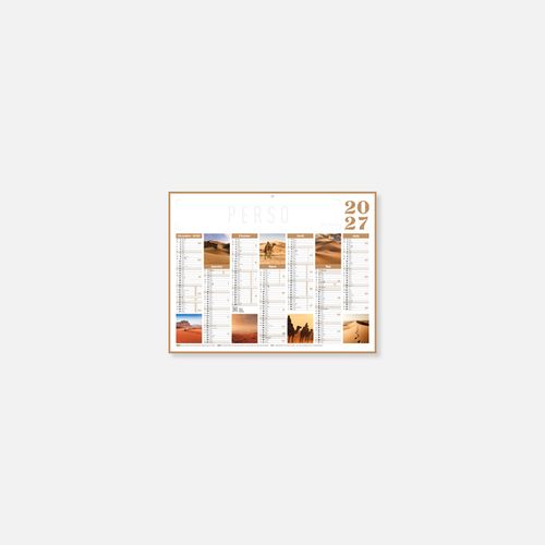 Calendrier C27 rigide rembordé évasion N°238