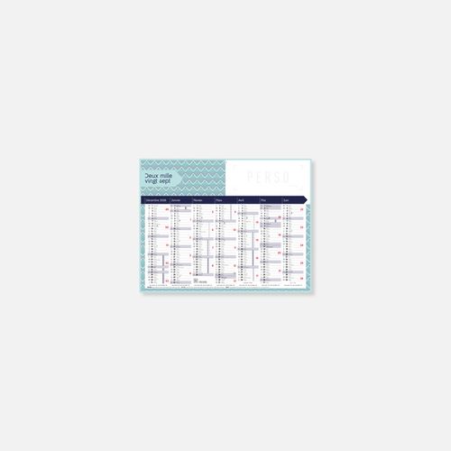 Calendrier C27 rigide rembordé motifs N°65