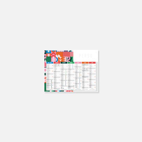 Calendrier C27 rigide rembordé POP N°69