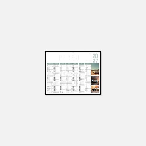 Calendrier C27 souple rogné automobile N°248