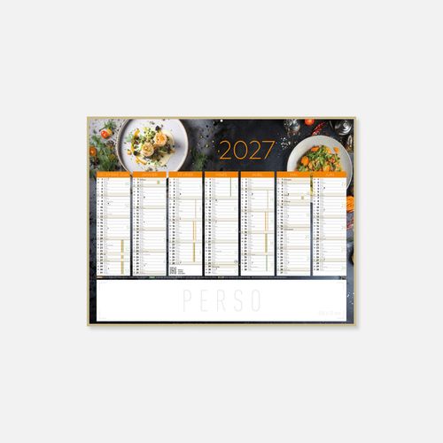 Calendrier C43 souple rogné gastronomie N°253