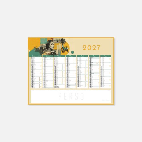 Calendrier C43 souple rogné vintage N°251