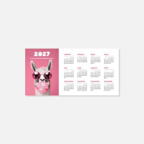Calendrier C45 rigide rembordé animaux N°260