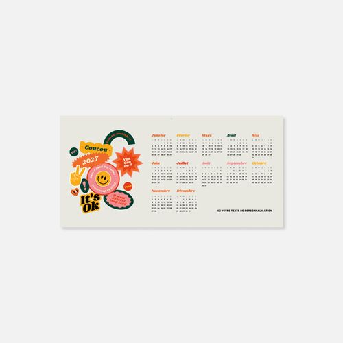 Calendrier C45 rigide rembordé POP N°68