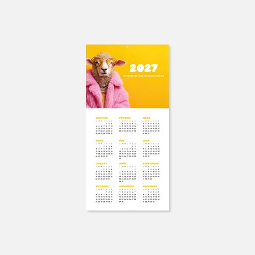Calendrier C45 souple rogné animaux N°260