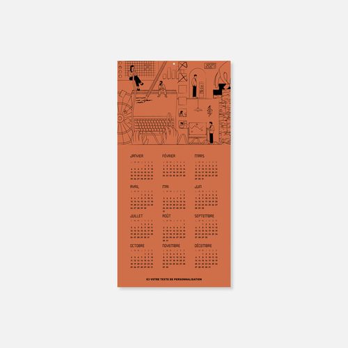 Calendrier C45 souple rogné buro N°91