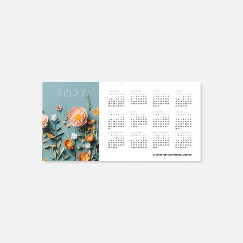 Calendrier C45 souple rogné origami N°263