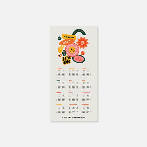 Calendrier C45 souple rogné POP N°68