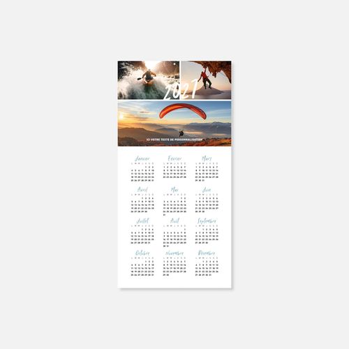 Calendrier C45 souple rogné sport N°244