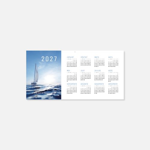 Calendrier C45 souple rogné voiles N°246