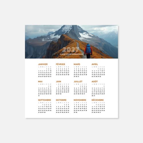 Calendrier C46 rigide rembordé humain N°234