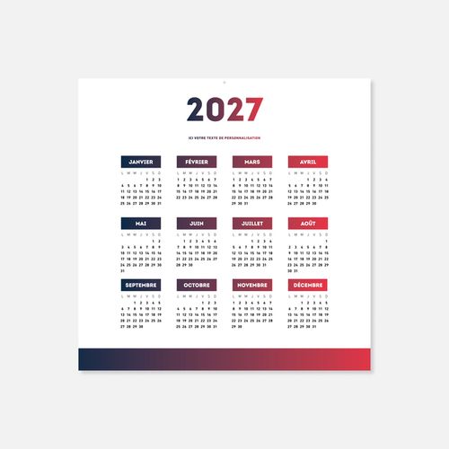Calendrier C46 rigide rembordé pure N°74