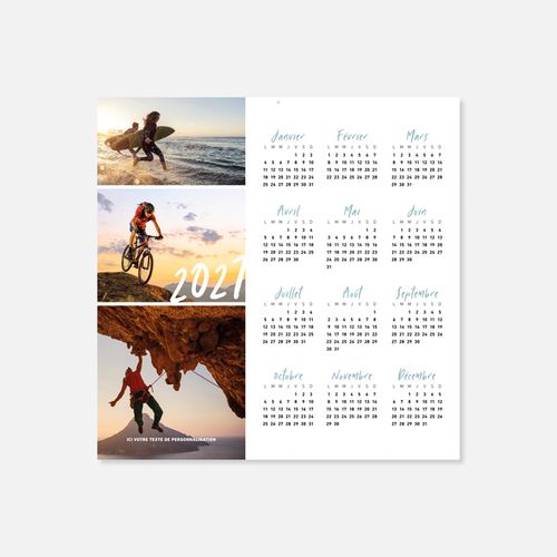 Calendrier C46 rigide rembordé sport N°244