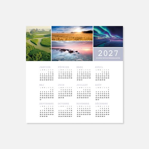 Calendrier C46 souple rogné paysages N°232