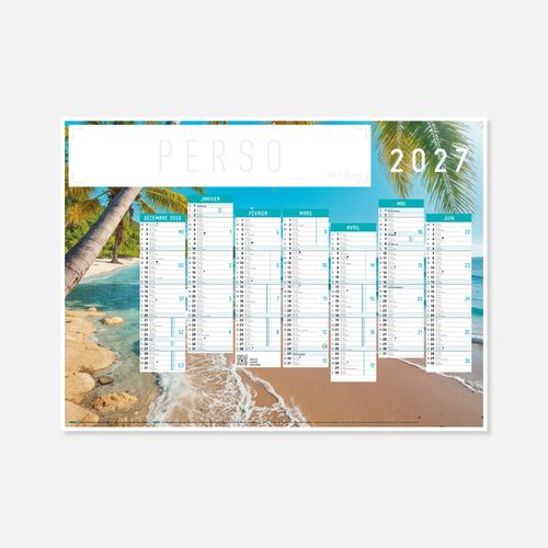 Calendrier C55 rigide rembordé évasion N°236