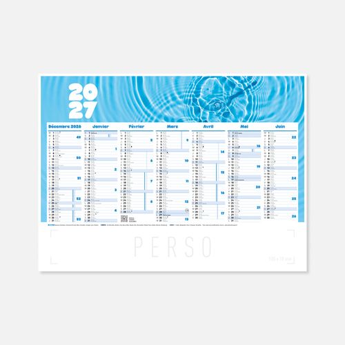 Calendrier C55 rigide rembordé métiers N°52