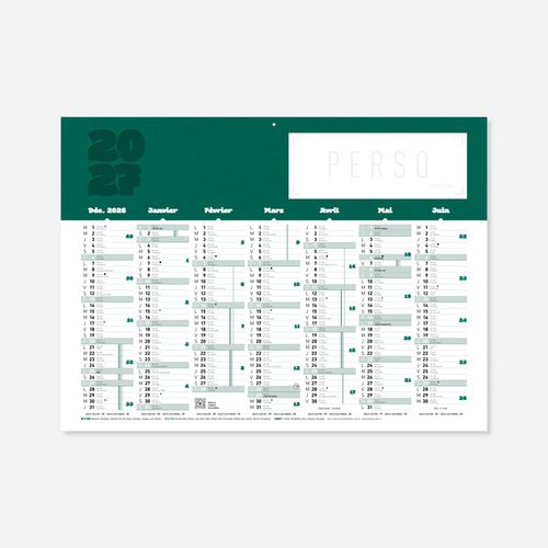 Calendrier C55 rigide rembordé SKAI N°76