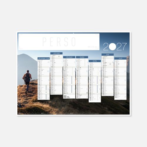Calendrier C55 rigide rembordé sport N°242