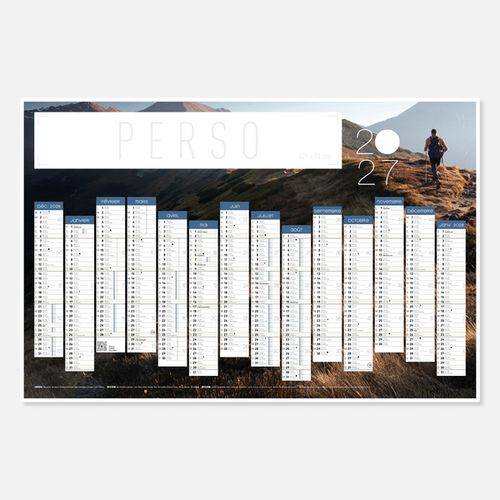 Calendrier C65 rigide rembordé sport N°242